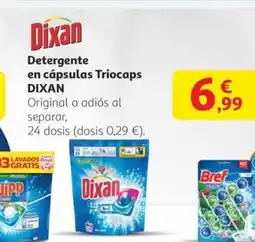 Alcampo DIXAN Detergente en cápsulas Triocaps oferta