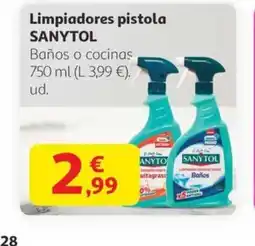 Alcampo SANYTOL Limpiadores pistola oferta
