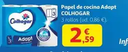 Alcampo COLHOGAR Papel de cocina Adapt oferta