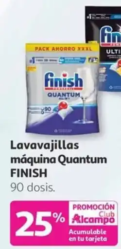 Alcampo FINISH Lavavajillas máquina Quantum oferta