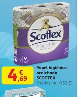 Alcampo SCOTTEX Papel higiénico acolchado oferta