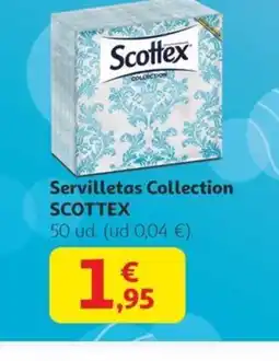 Alcampo SCOTTEX Servilletas Collection oferta