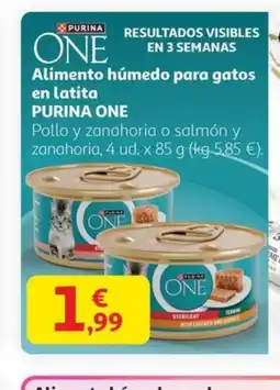 Alcampo PURINA ONE Alimento húmedo para gatos en latita oferta