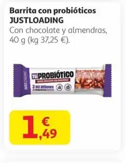 Alcampo JUSTLOADING Barrita con probióticos oferta
