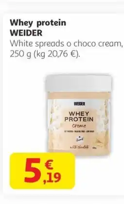Alcampo WEIDER Whey protein oferta