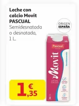 Alcampo PASCUAL Leche con calcio Movit oferta