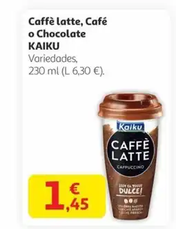 Alcampo KAIKU Caffè latte, Café o Chocolate oferta