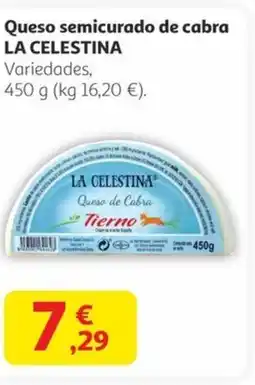 Alcampo LA CELESTINA Queso semicurado de cabra oferta