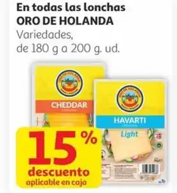 Alcampo ORO DE HOLANDA En todas las lonchas oferta