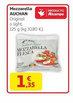 Alcampo AUCHAN Mozzarella oferta
