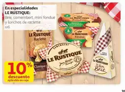 Alcampo LE RUSTIQUE En especialidades oferta