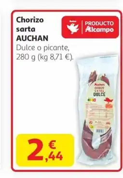 Alcampo AUCHAN Chorizo sarta oferta