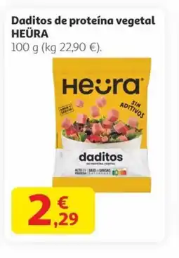 Alcampo HEÜRA Daditos de proteína vegetal oferta