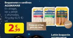Alcampo AGUINAMAR Boquerones o sardinas oferta