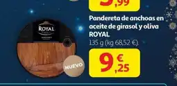 Alcampo ROYAL Pandereta de anchoas en aceite de girasol y oliva oferta