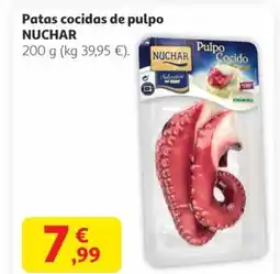 Alcampo NUCHAR Patas cocidas de pulpo oferta