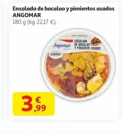 Alcampo ANGOMAR Ensalada de bacalao y pimientos asados oferta