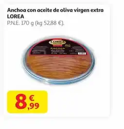 Alcampo LOREA Anchoa con aceite de oliva virgen extra oferta