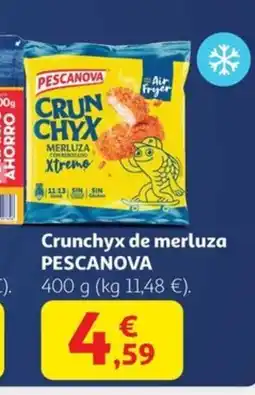 Alcampo PESCANOVA Crunchyx de merluza oferta
