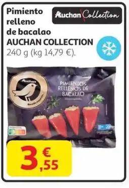 Alcampo AUCHAN COLLECTION Pimiento Auchan Collection relleno de bacalao oferta