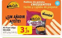 Alcampo MCCAIN Air fryer chips oferta