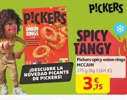 Alcampo MCCAIN Pickers spicy onion rings oferta