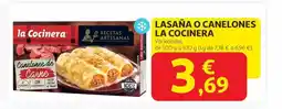 Alcampo LA COCINERA Lasaña o canelones oferta