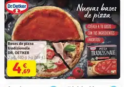 Alcampo DR. OETKER Bases de pizza tradizionale oferta