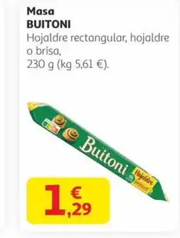 Alcampo BUITONI Masa oferta