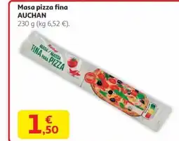 Alcampo AUCHAN Masa pizza fina oferta