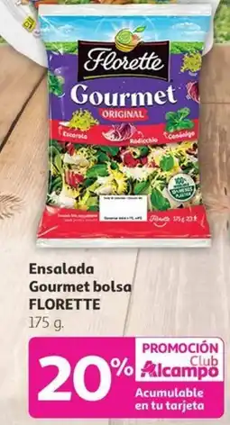 Alcampo FLORETTE Ensalada Gourmet bolsa oferta