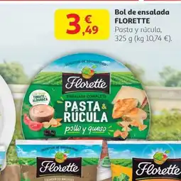 Alcampo FLORETTE Bol de ensalada oferta