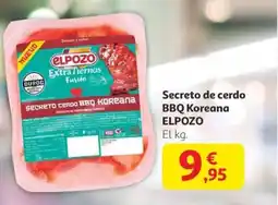 Alcampo ELPOZO Secreto de cerdo BBQ Koreana oferta