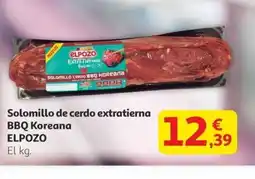 Alcampo ELPOZO Solomillo de cerdo extratierna BBQ Koreana oferta