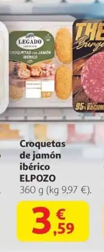 Alcampo ELPOZO Croquetas de jamón ibérico oferta