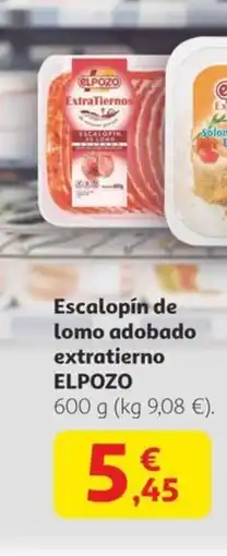 Alcampo ELPOZO Escalopín de lomo adobado extratierno oferta