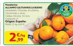 Alcampo Mandarina oferta