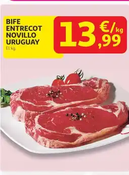 Alcampo Bife entrecot novillo uruguay oferta