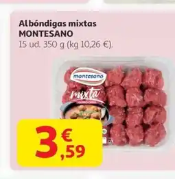 Alcampo MONTESANO Albóndigas mixtas oferta