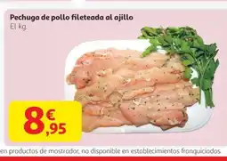 Alcampo Pechuga de pollo fileteada al ajillo oferta