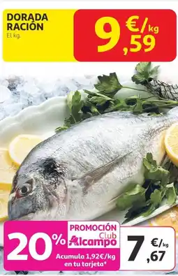 Alcampo Dorada racion oferta