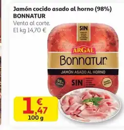 Alcampo BONNATUR Jamón cocido asado al horno (98%) oferta