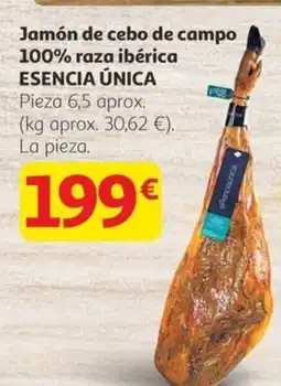 Alcampo ESENCIA ÚNICA Jamón de cebo de campo 100% raza ibérica oferta