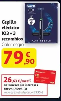 Alcampo Cepillo eléctrico 103+3 recambios oferta