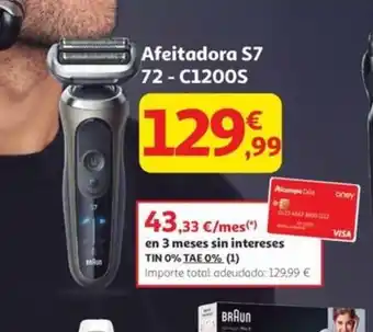 Alcampo Afeitadora S7 72 - C1200S oferta