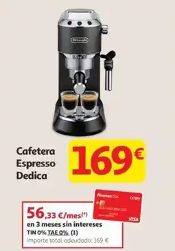 Alcampo Cafetera Espresso Dedica oferta