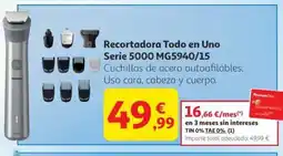 Alcampo Recortadora Todo en Uno Serie 5000 MG5940/15 oferta