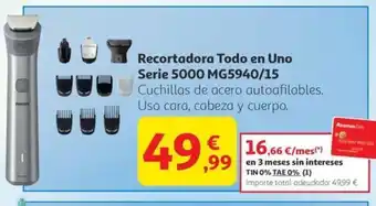 Alcampo Recortadora Todo en Uno Serie 5000 MG5940/15 oferta
