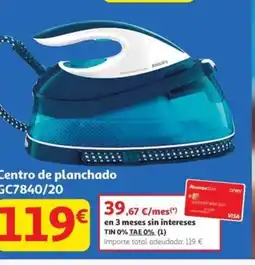 Alcampo Centro de planchado GC7840/20 oferta