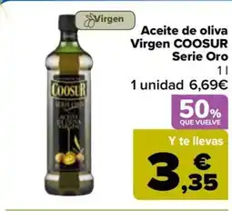 Carrefour COOSUR Aceite de oliva Virgen Serie Oro oferta